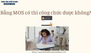 bằng mos có thi công chức được không