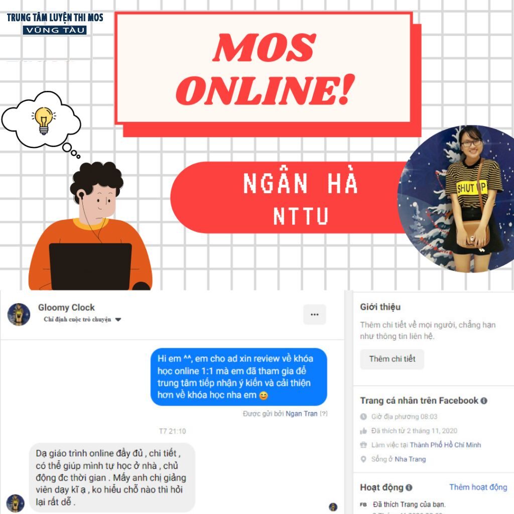 Cảm nhận của học viên tại tin học mos vũng tàu 12