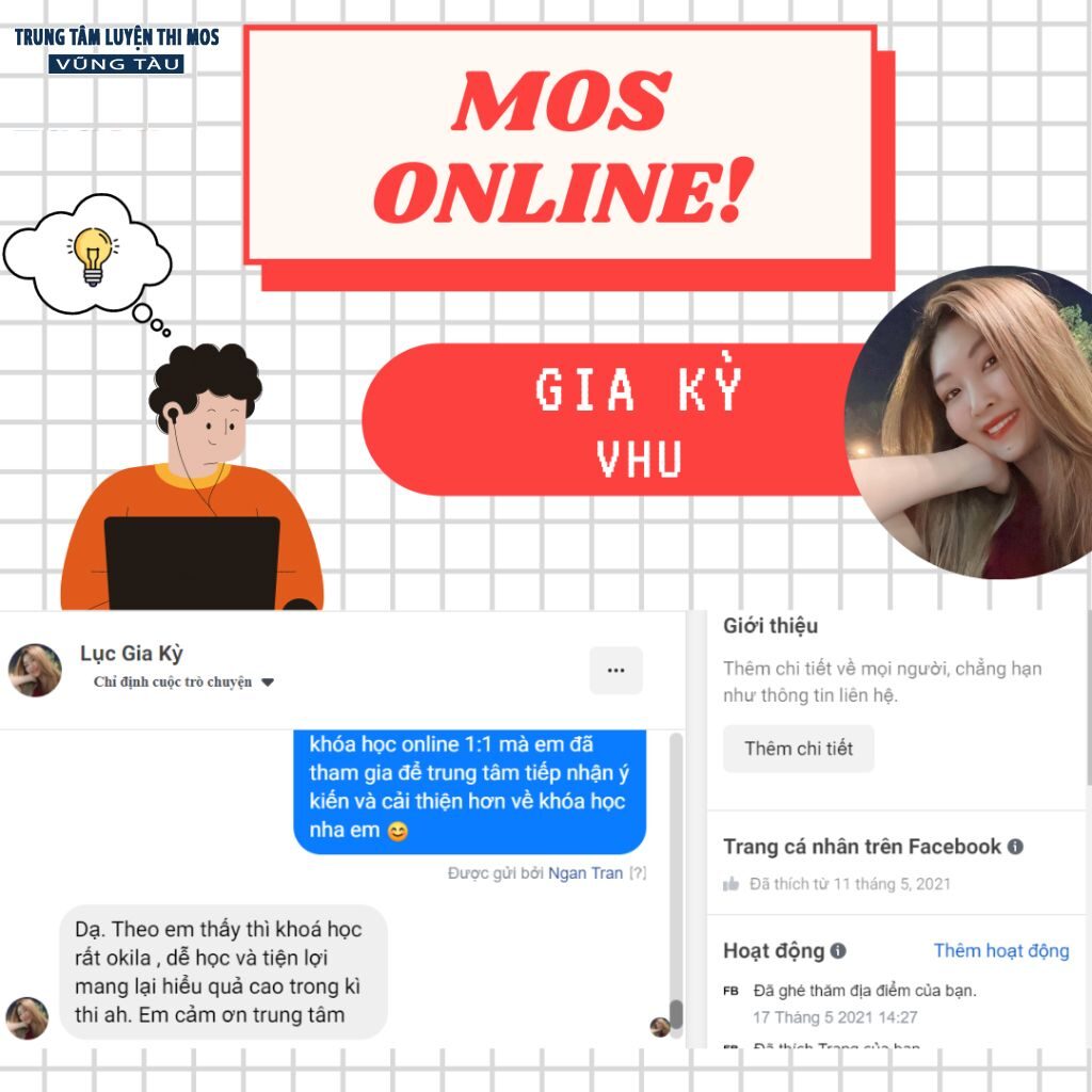 Cảm nhận của học viên tại tin học mos vũng tàu 14