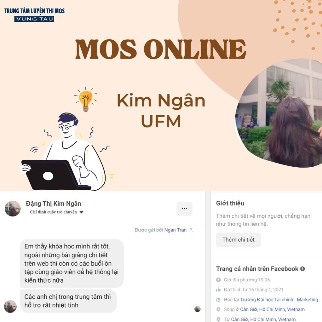 Cảm nhận của học viên tại tin học mos vũng tàu 3