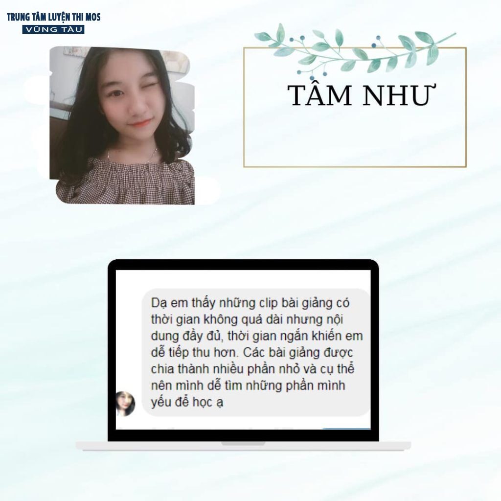 Cảm nhận của học viên tại tin học mos vũng tàu 31