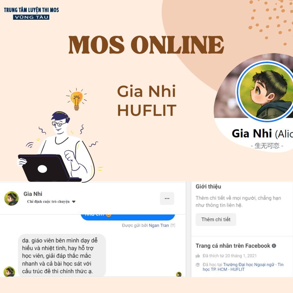 Cảm nhận của học viên tại tin học mos vũng tàu 5