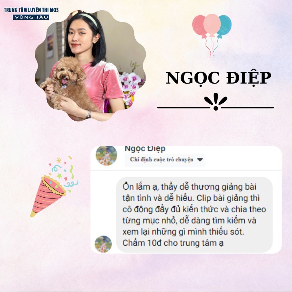 Cảm nhận của học viên tại tin học mos vũng tàu 54