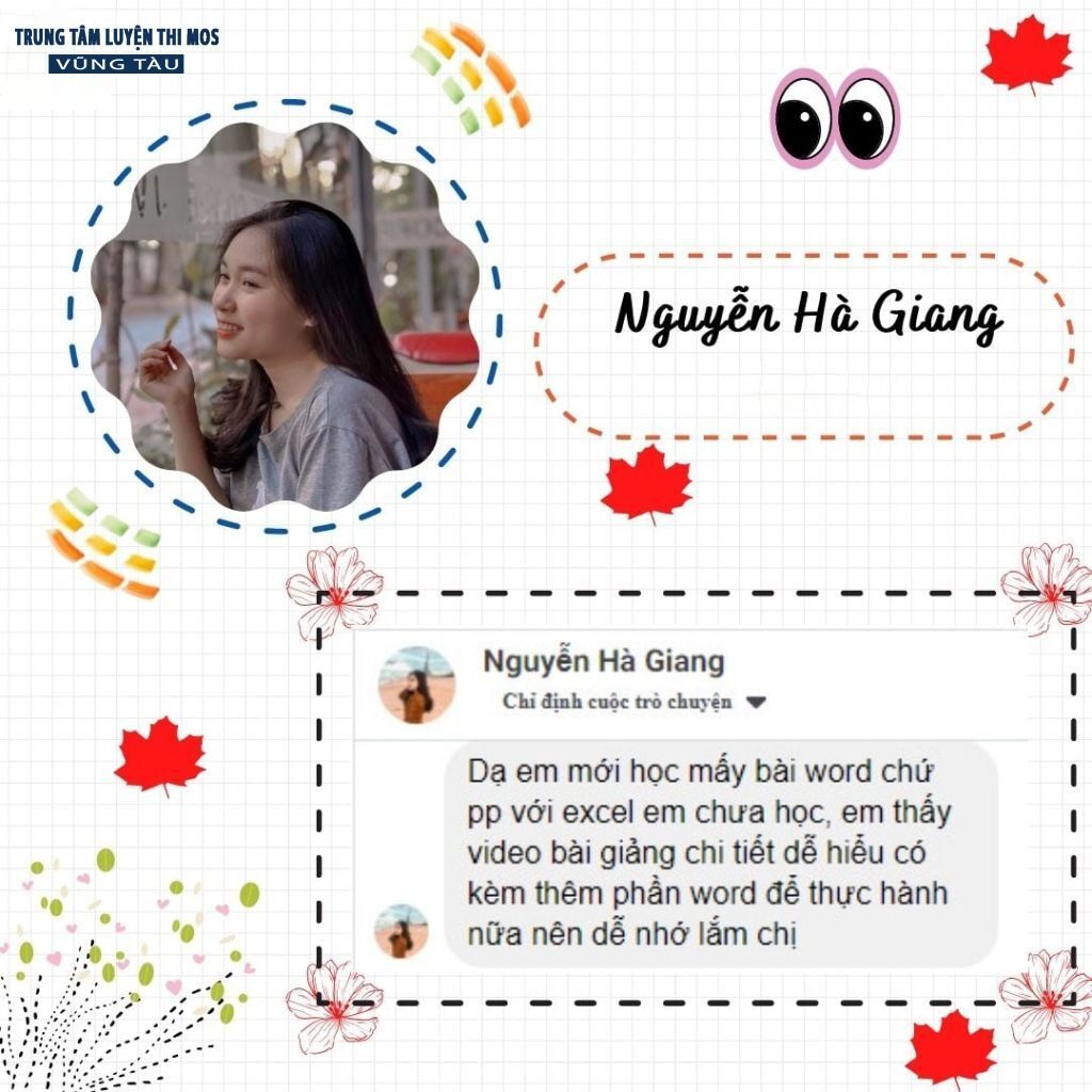 Cảm nhận của học viên tại tin học mos vũng tàu 59