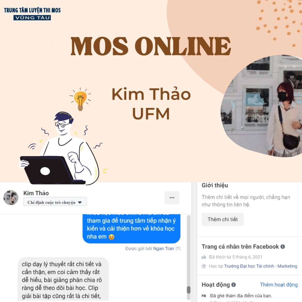 Cảm nhận của học viên tại tin học mos vũng tàu 6