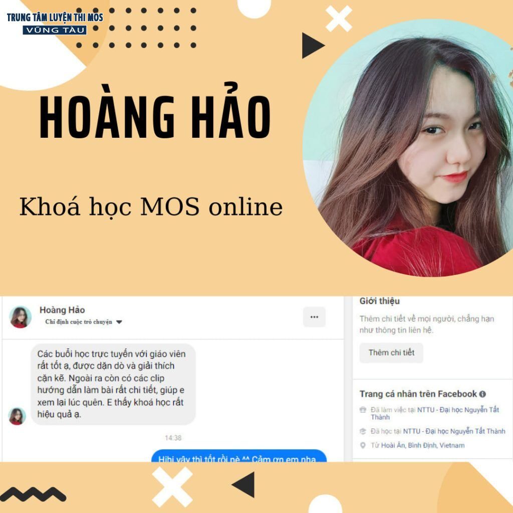 Cảm nhận của học viên tại tin học mos vũng tàu 66