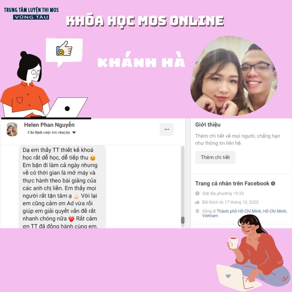 Cảm nhận của học viên tại tin học mos vũng tàu 67