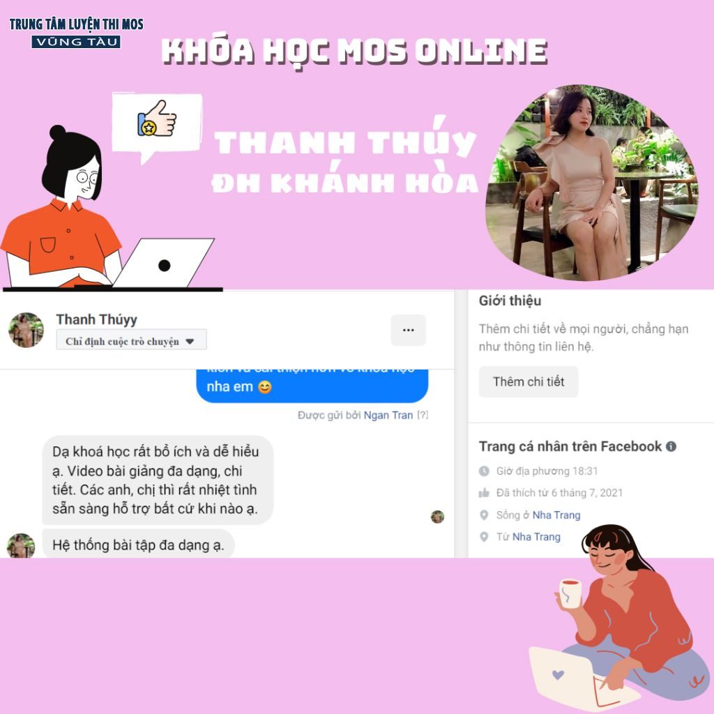 Cảm nhận của học viên tại tin học mos vũng tàu 68