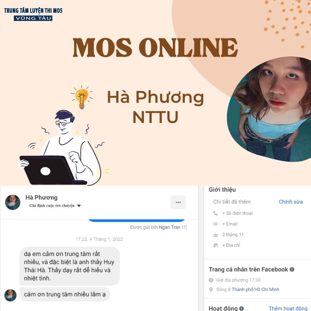Cảm nhận của học viên tại tin học mos vũng tàu 8