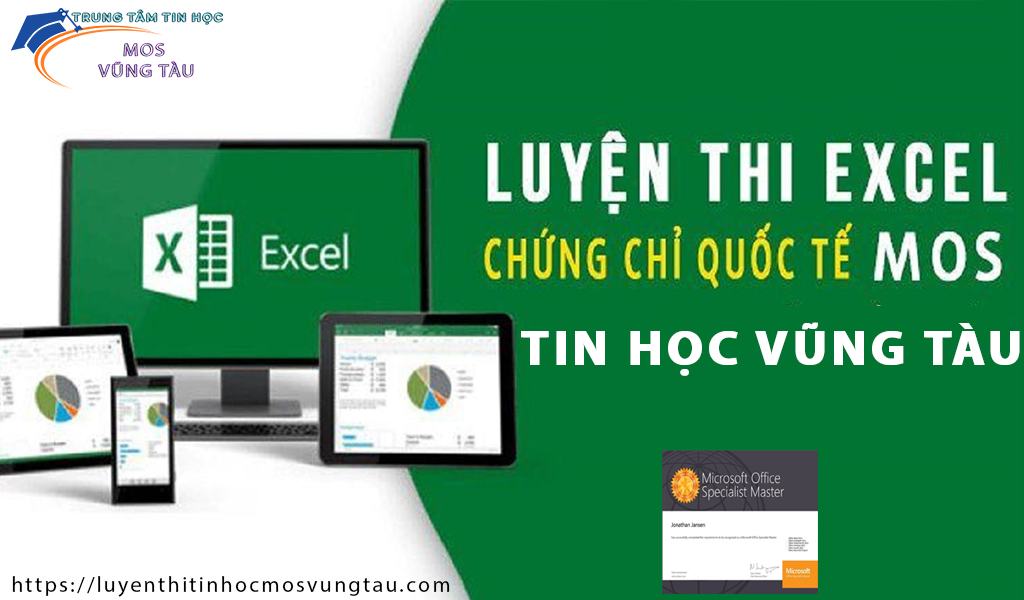 Khóa học đào tạo luyện thi mos vũng tàu