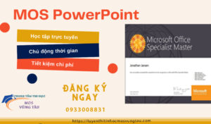 Luyện thi mos powerpoint trung tâm luyện thi chứng chỉ tin học quốc tế mos vũng tàu