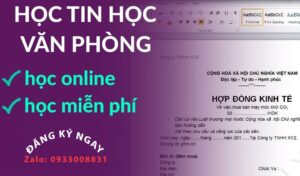 Khóa học tin học văn phòng online