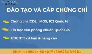 Luyện thi chứng chỉ tin học văn phòng vũng tàu