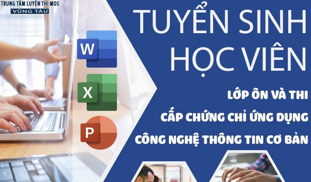 Thi chứng chỉ ứng dụng CNTT cơ bản cho học sinh THPT Trần Nguyên Hãn Vũng Tàu