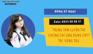 Thi ứng dụng CNTT cơ bản cho sinh viên Trường Cao đẳng Sư phạm Bà Rịa Vũng Tàu