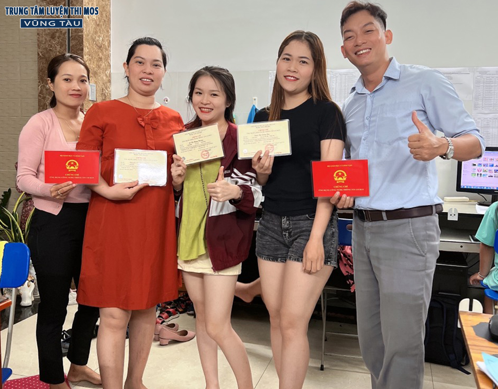 Trung tâm đào tạo tin học văn phòng quốc tế mos vũng tàu