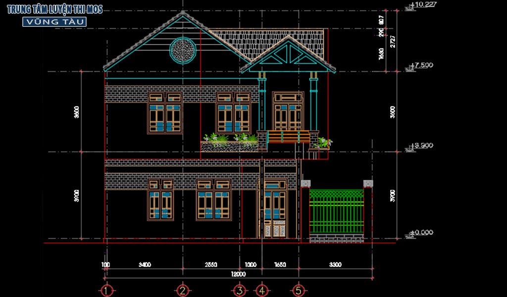 Bài tập Autocad