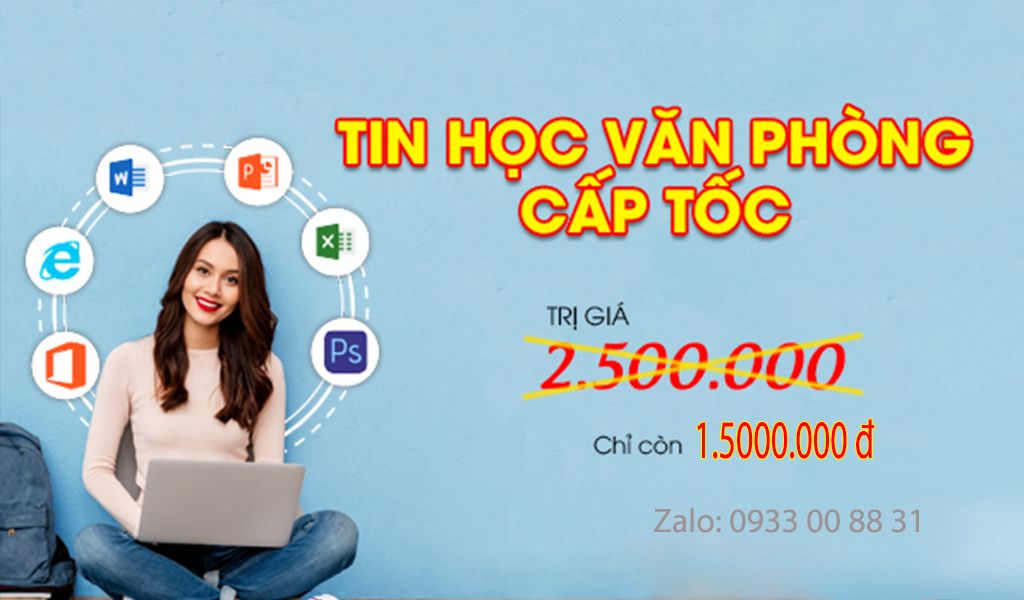 khóa học tin học văn phòng cấp tốc tại vũng tàu