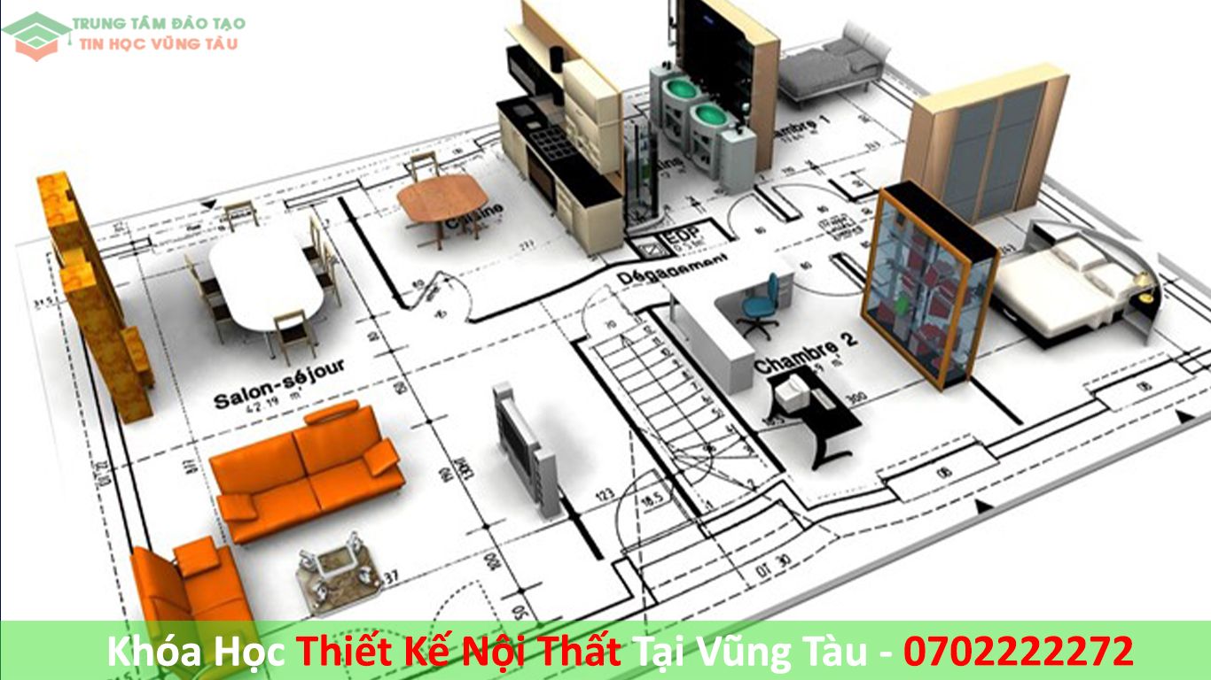 Học thiết kế nội thất ở vũng tàu